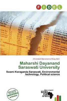 Cover of Maharshi Dayanand Saraswati University