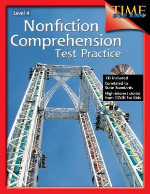 Cover of Nonfiction Comprehension Test Practice Level 4