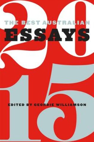 Cover of The Best Australian Essays 2015