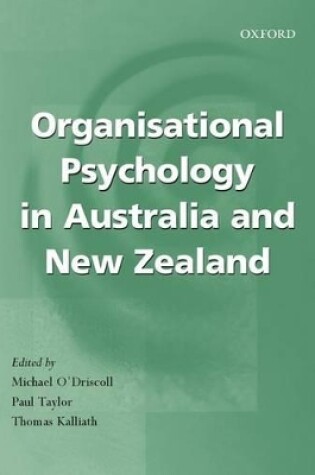 Cover of Organisational Psychology in New Zealand and Australia