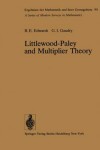 Book cover for Littlewood-Paley and Multiplier Theory
