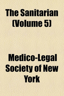 Book cover for The Sanitarian Volume 5