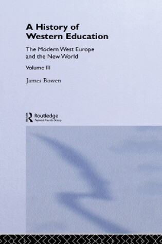Cover of Hist West Educ:Modern West V3