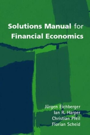 Cover of Solutions Manual for Financial Economics