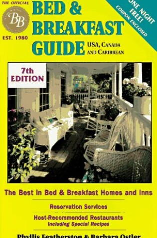 Cover of National Bed and Breakfast Guide for the United States, Canada and the Caribbean