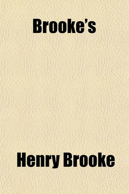 Book cover for Brooke's