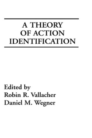 Cover of A Theory of Action Identification