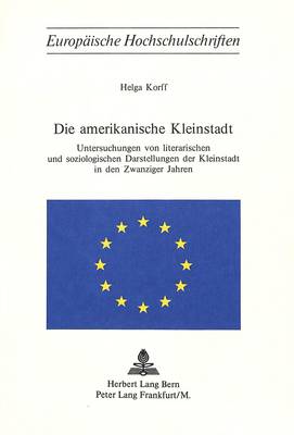 Cover of Die Amerikanische Kleinstadt