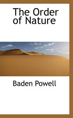 Book cover for The Order of Nature