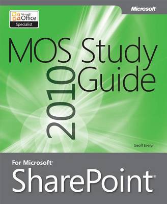 Cover of Mos 2010 Study Guide for Microsoft Office Sharepoint