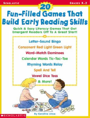 Book cover for 20 Fun-Filled Games That Build Early Reading Skills