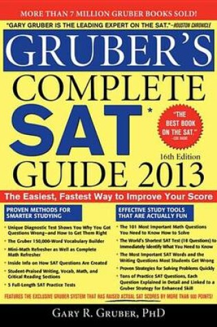 Cover of Gruber's Complete SAT Guide 2013