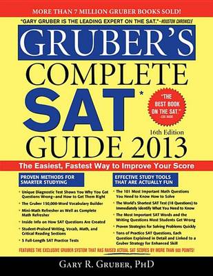 Book cover for Gruber's Complete SAT Guide 2013