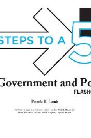 Cover of 5 Steps to a 5 AP U.S. Government and Politics Flashcards