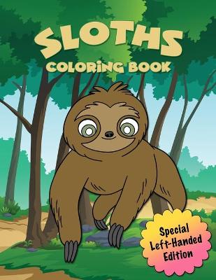 Book cover for Sloth Coloring Book