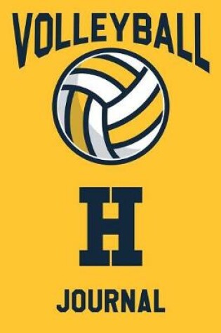 Cover of Volleyball Journal H