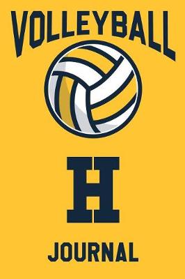 Book cover for Volleyball Journal H