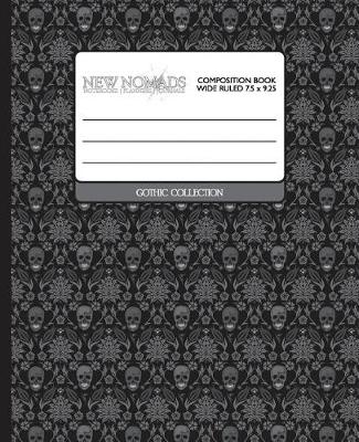 Book cover for Wide Ruled Composition Book - Gothic Collection