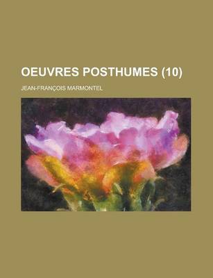 Book cover for Oeuvres Posthumes (10)