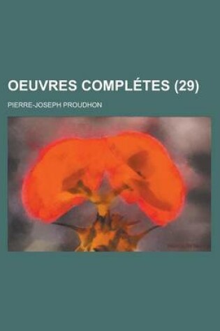 Cover of Oeuvres Completes (29)