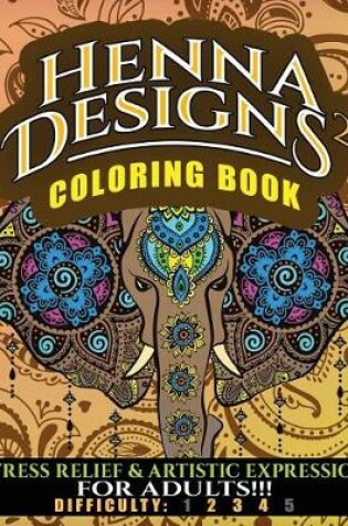 Cover of Henna Designs 2 Coloring Book