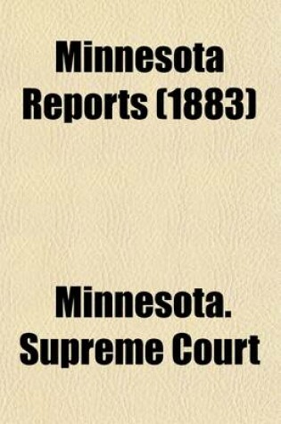 Cover of Minnesota Reports (Volume 29)