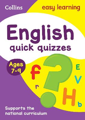 Book cover for English Quick Quizzes Ages 7-9