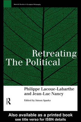 Book cover for Retreating the Political