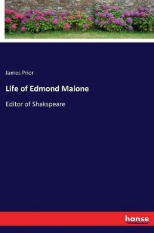 Cover of Life of Edmond Malone