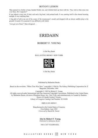 Book cover for Eridahn