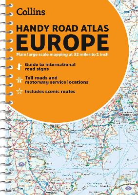 Book cover for Collins Handy Road Atlas Europe