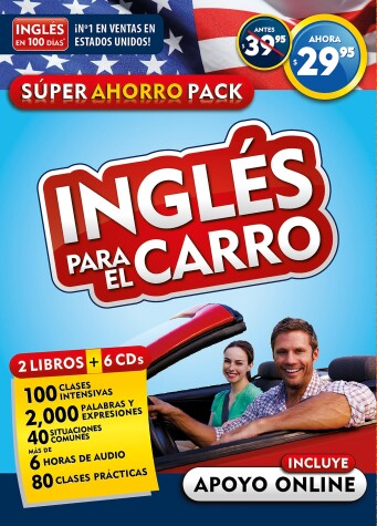 Book cover for Curso de inglés para el carro (Inglés en 100 días) / English in the Car. Ahorro Audio Pack