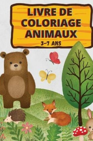 Cover of Livre de coloriage animaux 3-7 ans