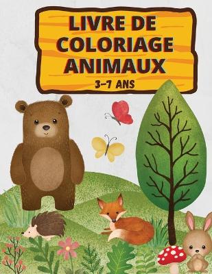 Book cover for Livre de coloriage animaux 3-7 ans