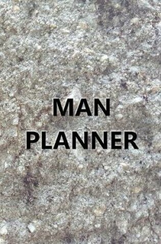 Cover of 2020 Daily Planner For Men Man Planner Engraved Carved Stone Style Image 388 Pages