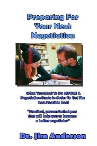 Cover of Preparing For Your Next Negotiation