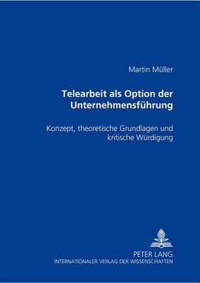 Book cover for Telearbeit ALS Option Der Unternehmensfuehrung