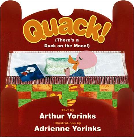 Book cover for Quack! (There's a Duck on the Moon!)