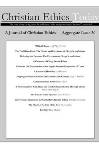 Cover of Christian Ethics Today, Issue 30