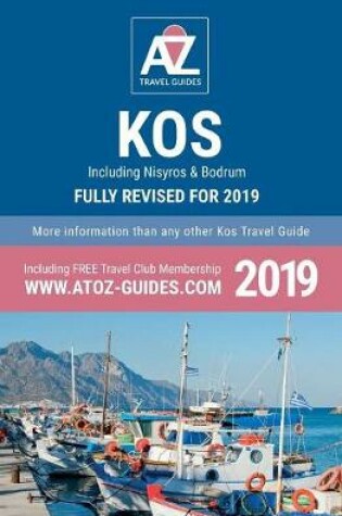 Cover of A to Z guide to Kos 2019, including Nisyros and Bodrum
