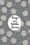 Book cover for Prayer and Sermon Journal Notebook Dandelions Pattern 1