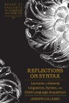 Book cover for Reflections on Syntax