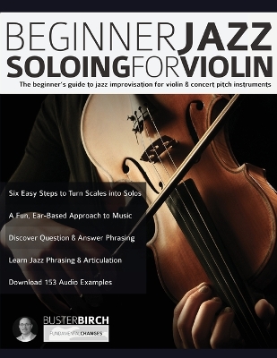 Book cover for Beginner Jazz Soloing for Violin