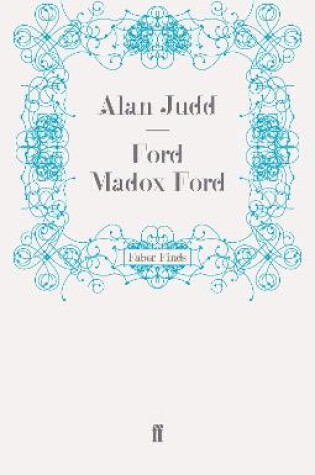 Cover of Ford Madox Ford