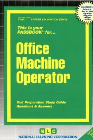 Cover of Office Machine Operator