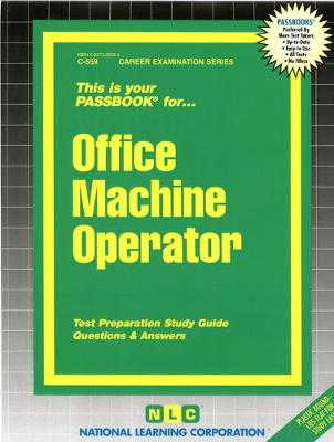 Book cover for Office Machine Operator