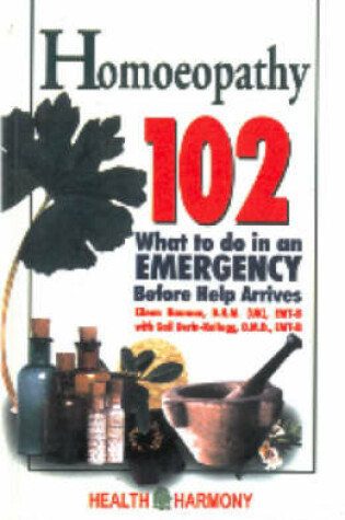 Cover of Homoeopathy 102
