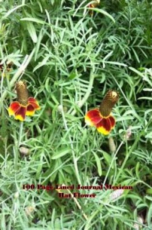 Cover of 100 Page Lined Journal Mexican Hat Flower