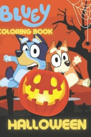 Cover of Bluey Halloween Coloring Book