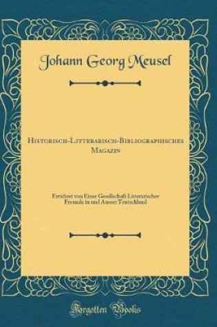 Cover of Historisch-Litterarisch-Bibliographisches Magazin